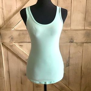 A mint green Small Tank top.